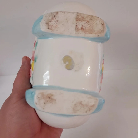 Vintage Neidco Japan Ceramic Baby Bassinet Planter - Picture 9 of 10